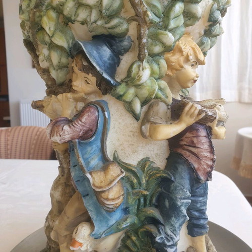 Wax figurine like new, German vintage