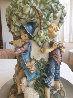 Wax figurine like new, German vintage