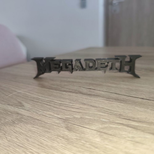 Megadeath logo stand new, 16x3x2cm