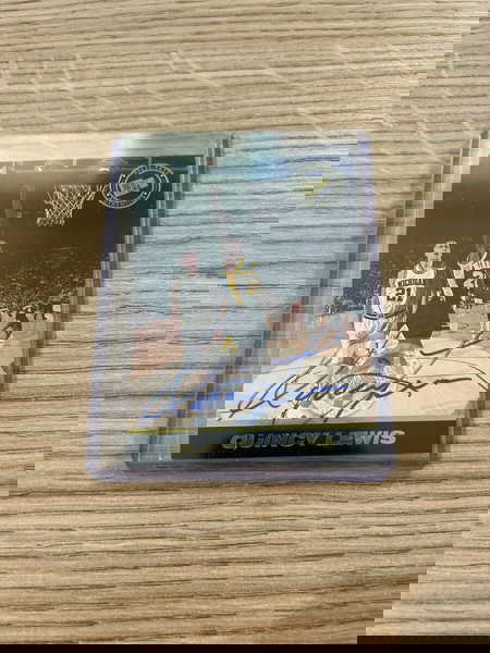 Κάρτα με υπογραφή Quincy Lewis Minessota Signature Edition 1999 Ολυμπιακος