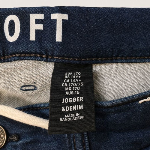 H&M &Denim Super Soft Jogger jeans, size 170 / 14Y+