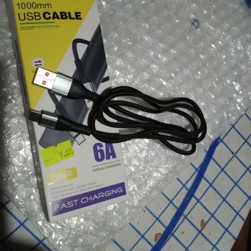 USB Type C to USB cable 1m new for charging and data transfer