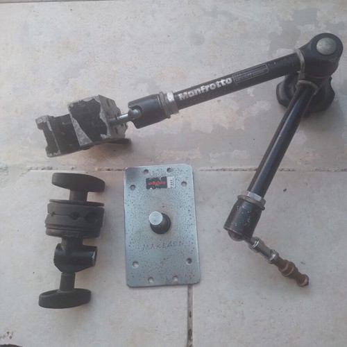 Magic Arm Manfrotto with super clamp and support base