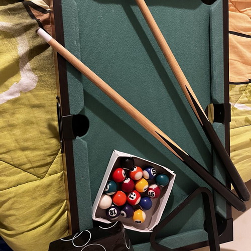 Tabletop billiards like new, small size
