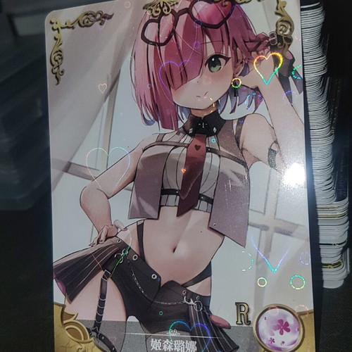 Luna Himemori Hololive anime waifu holo card