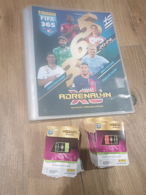 FIFA 365 2024 album like new with 203 cards