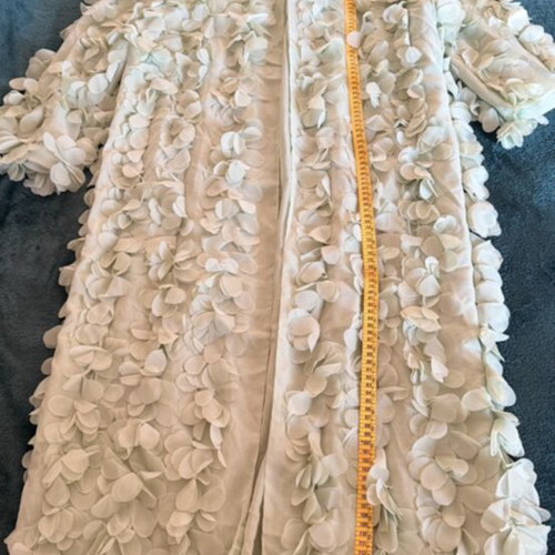 Zara Petal Coat New, Size M, Pastel Color