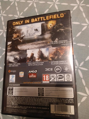 Battlefield 4 PC used, no activation code