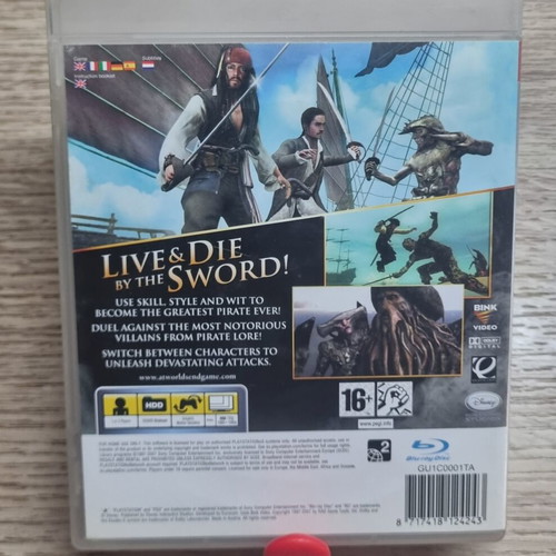 Pirates of the Caribbean PS3 game like new, complete