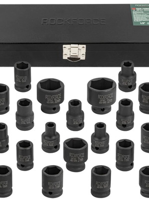 RockForce 20-Piece 1/2 Impact Socket Set new