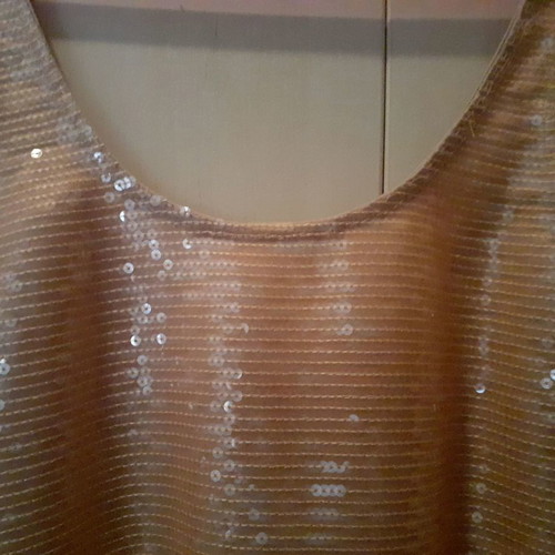 Women's top with pink sequins Pull & Bear, size Small