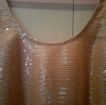 Women's top with pink sequins Pull & Bear, size Small