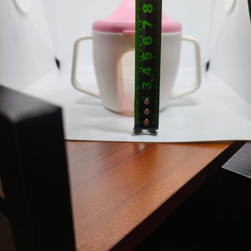 Training cup 150 ml with pink lid and double handles like new