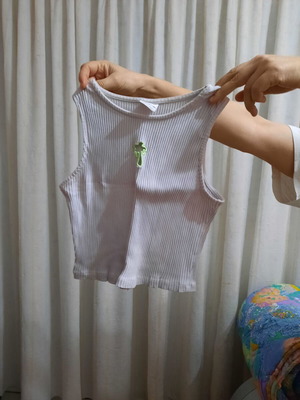 Zara summer blouse white like new size 164 cm