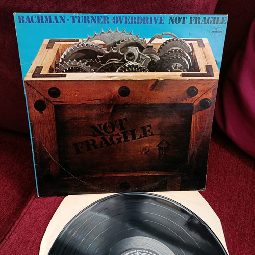 Bachman Turner Overdrive Not Fragile vinyl used, rock