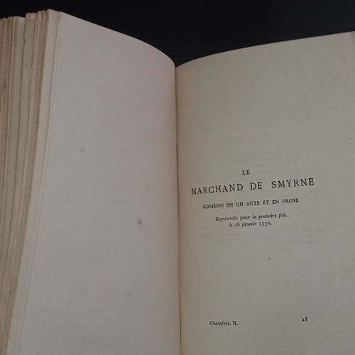 Nicolas Chamfort book 1879 used, volume 2, French text