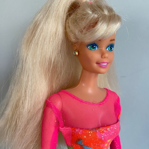 Mattel Gymnast Barbie doll 1993 used