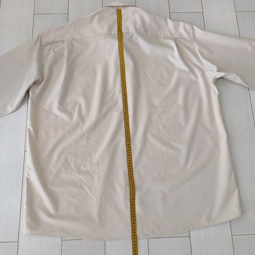 Vintage Giovanni Lucci men's shirt 6XL like new, beige