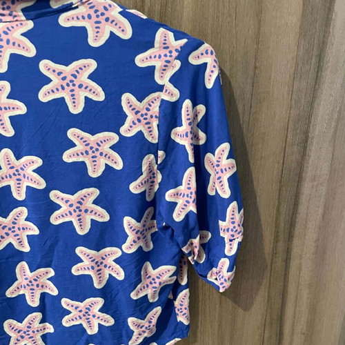 Compania Fantastica shirt with starfish pattern size M like new