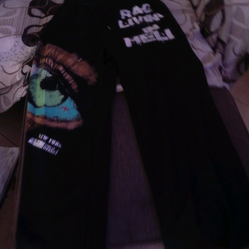 Unisex small tracksuit new, black multicolor with elasticity