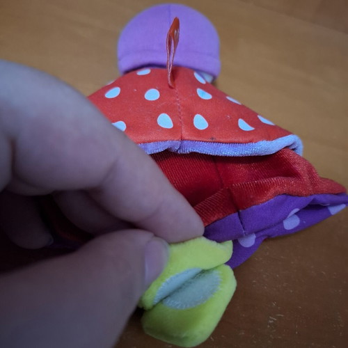 Bebe Hape Flowerini cloth doll like new with rattle