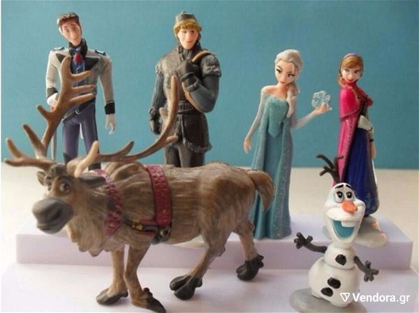  6 figoures psichra ki anapoda - Frozen - Disney