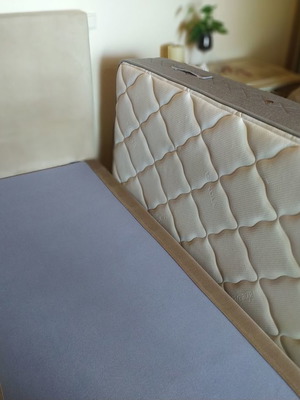 Κρεβάτι και στρώμα Candia Strom μεταχειρισμένα, 90x190 εκ.