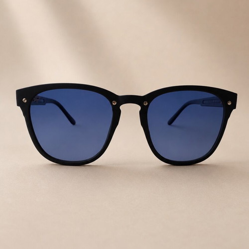 Ojo sunglasses like new with blue lens and UV protection