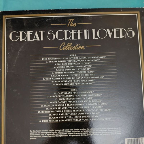 The Great Screen Lovers Collection vinyl like new