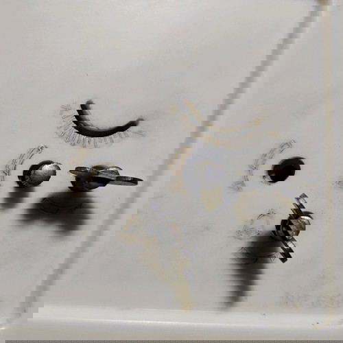 Vintage clock used, bakelite radio-shaped decorative item