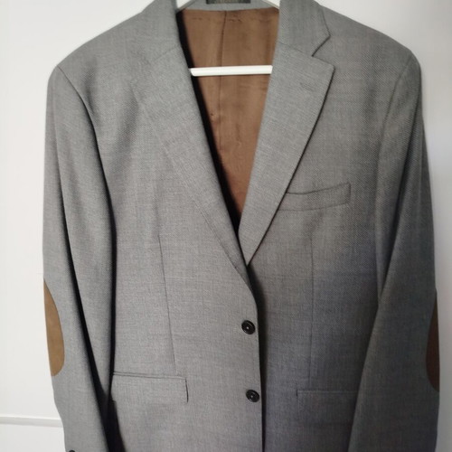 Rococo men's jacket like new, size 52, gray and brown