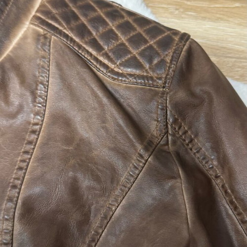 Attrattivo leather jacket brown size L like new