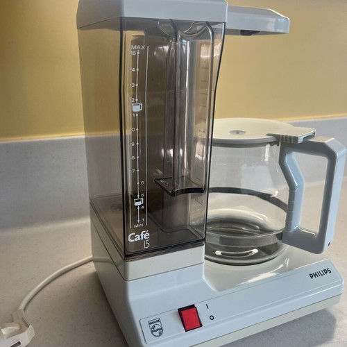 Philips filter coffee maker used, 850W, 15-cup capacity