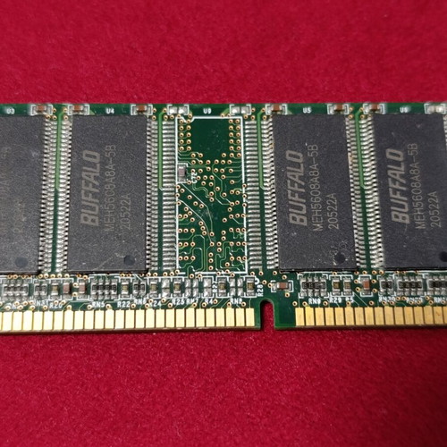 Buffalo DDR 512MB RAM used PC3200 400MHz CL2.5