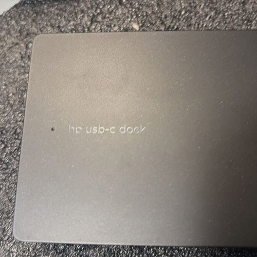 HP USB-C Dock G4 docking station like new, complete set with cables and charger
