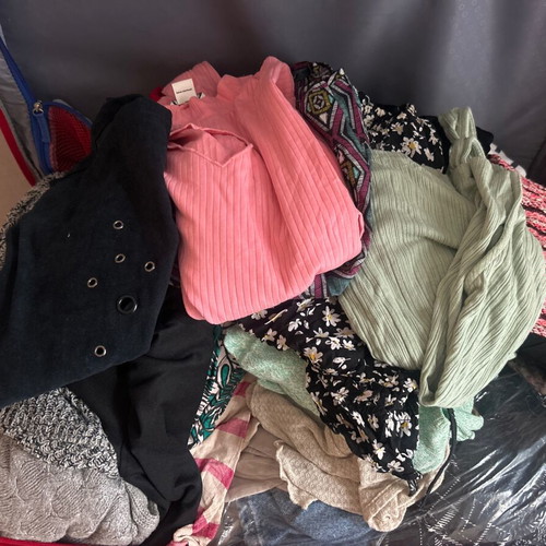 Women's clothing collection used, various brands including Mango