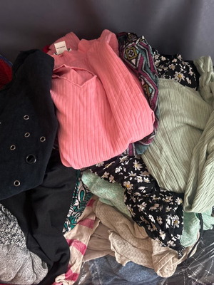 Women's clothing collection used, various brands including Mango