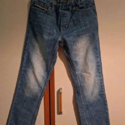 Blue jeans Mayoral 6Y like new, straight fit with adjustable waistband