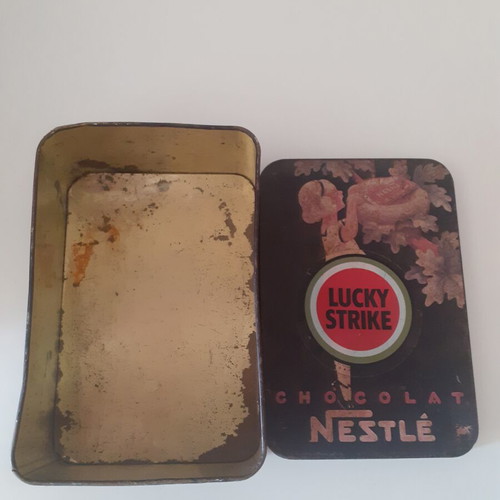 Chocolat Nestle tin box used