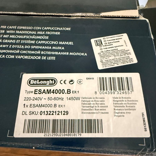 De'Longhi Magnifica ESAM 4000 αυτόματη μηχανή espresso μεταχειρισμένη