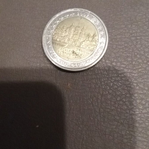2 Euro Mecklenburg 2007 Series D Germany used coin