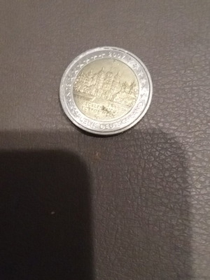 2 Euro Mecklenburg 2007 Series D Germany used coin