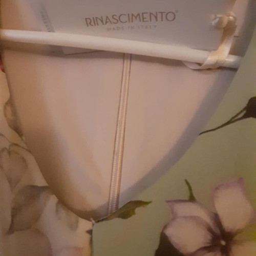 Rinascimento dress new, floral with unique sleeve, size M