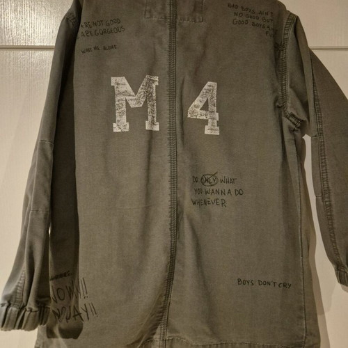Mango light jacket like new for age 6-7