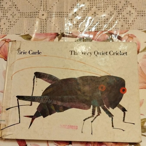 The Very Quiet Cricket children's book used in English