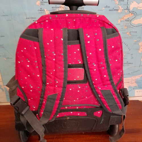 Polo school bag used for girls with wheels
