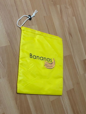Banana storage bag new, washable, lightweight, yellow