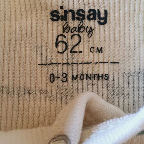 Baby set zipounaki with shorts like new for 0-3 months