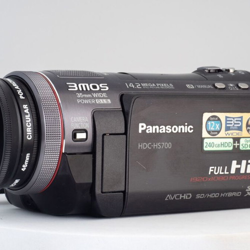 Panasonic HDC-HS700 Full HD Professional Camcorder used with 240GB HDD