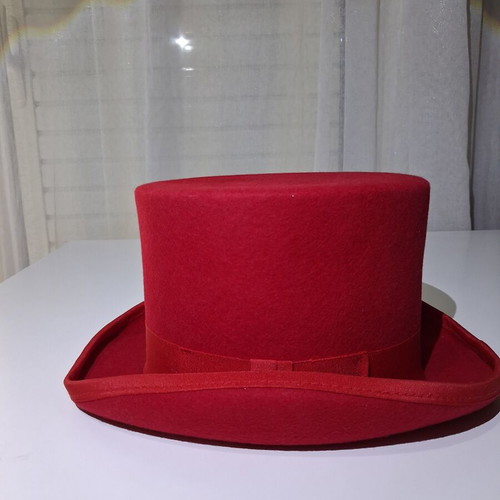 Semi-High Hard Hat red, like new